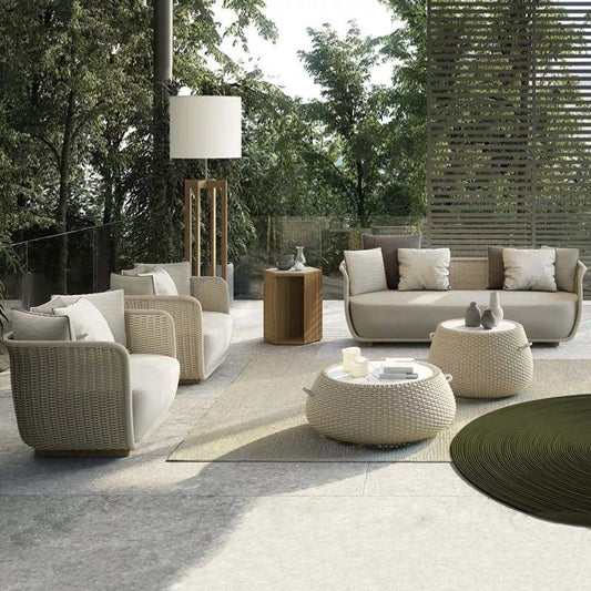 Luxury Outdoor Rattan Sofa Set