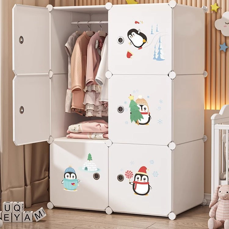 Children’s Modular Wardrobe Storage Cabinet
