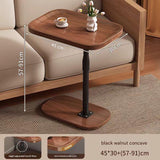 Luxury Adjustable Sofa Side Table with Wooden Top