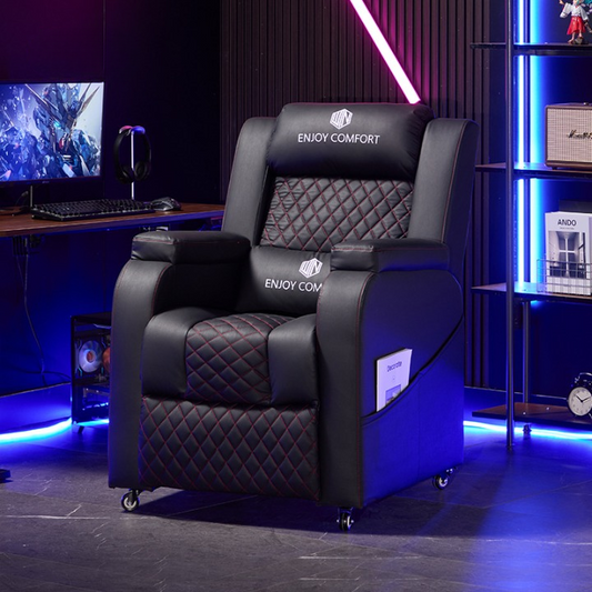 Luxury E-Sports Recliner Sofa Chair With Wheels