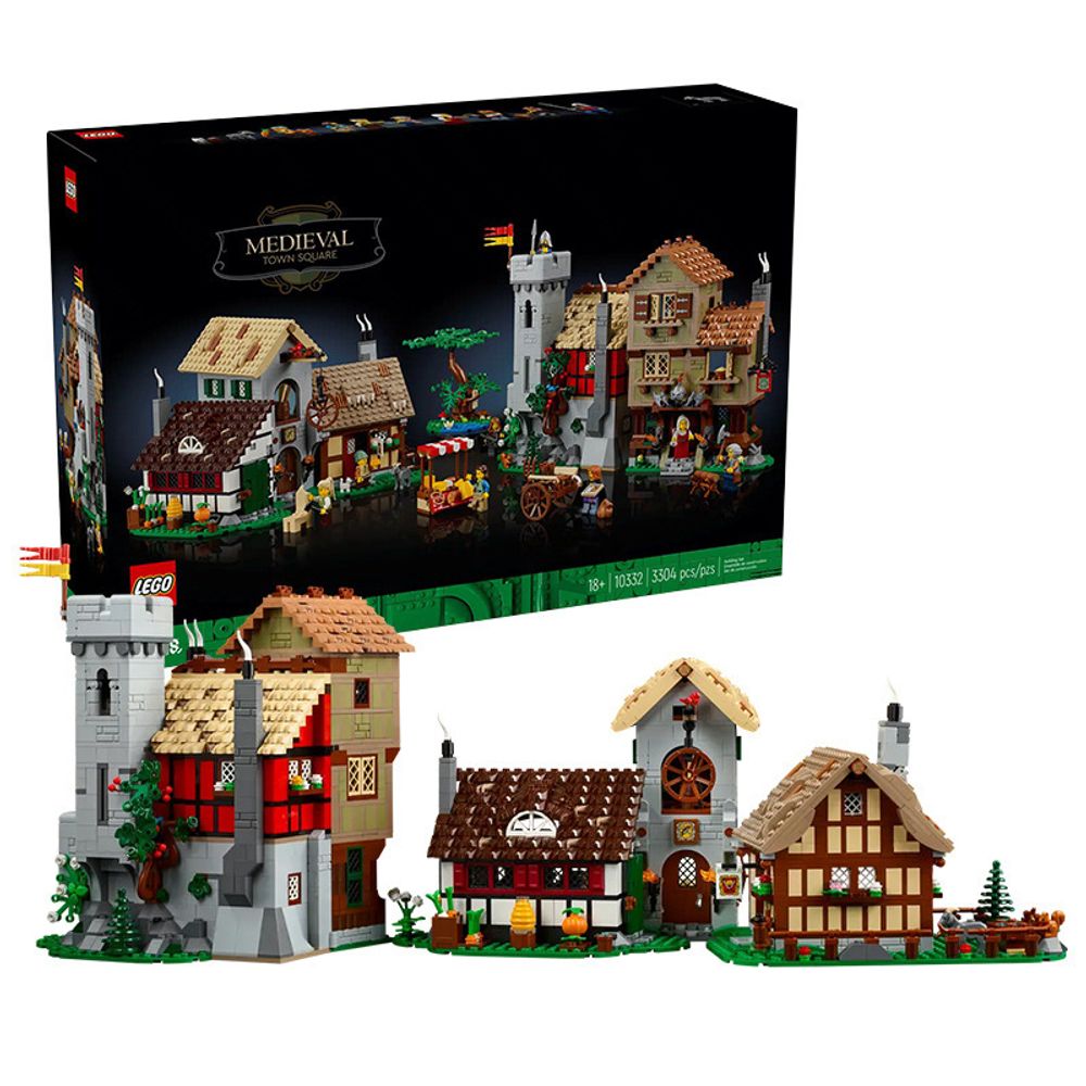 LEGO 10332 Medieval Town Square Building Blocks Set
