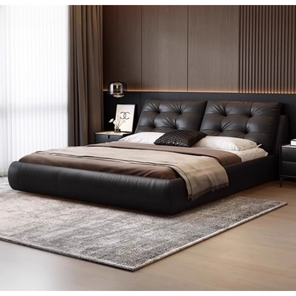 Italian Luxury Soft Leather Double Bed