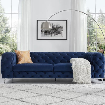 Modern Luxury Velvet Tufted Sofa