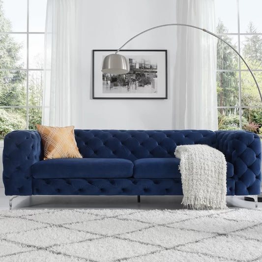 Modern Luxury Velvet Tufted Sofa