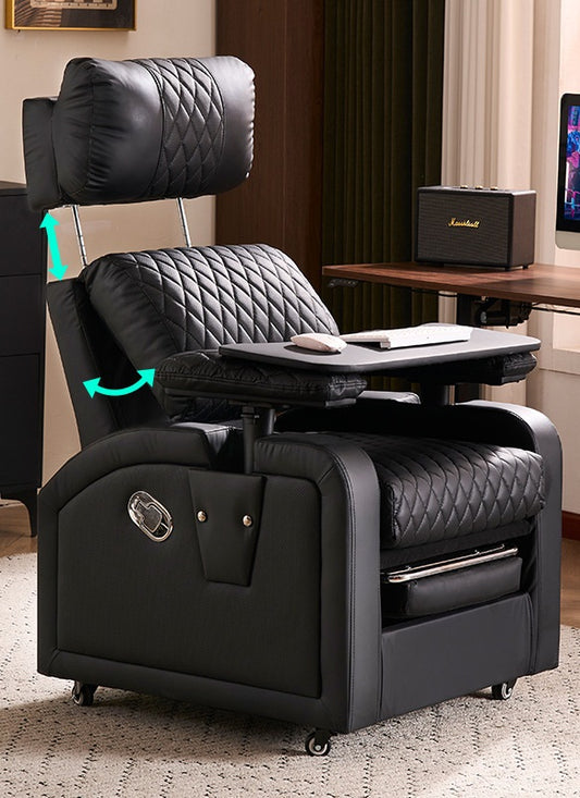 Modern Adjustable Recliner Chair with Tray Table
