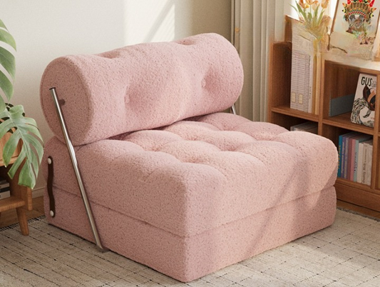 Luxury Lambswool Folding Sofa Bed