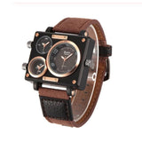 OULM Mens Unique Design Wristwatch