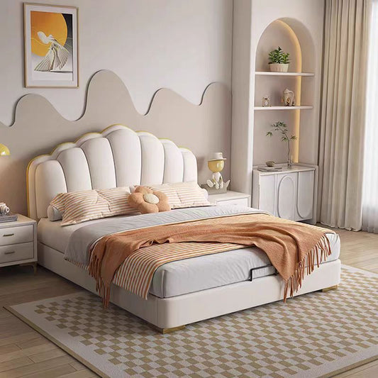 Luxury Leather King Size Bed