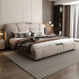 Modern Light Luxury Leather Bed