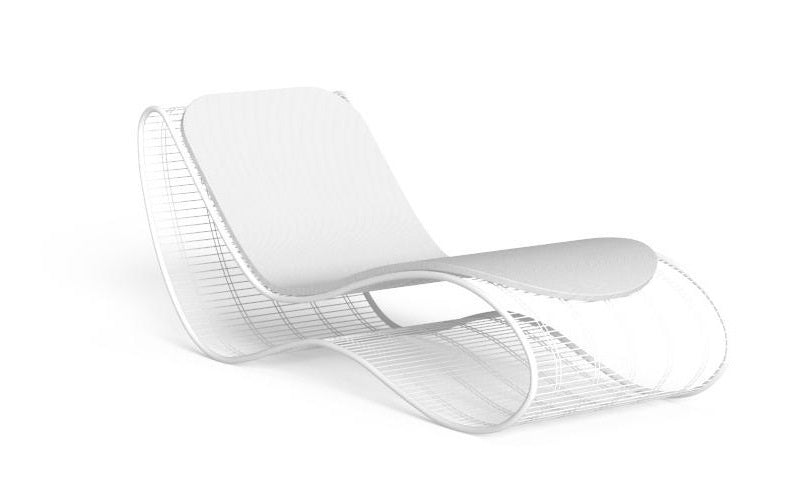 Outdoor Stainless Steel Pool Lounger Chair