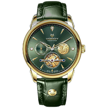 Men's Automatic Mechanical Week Display Watch