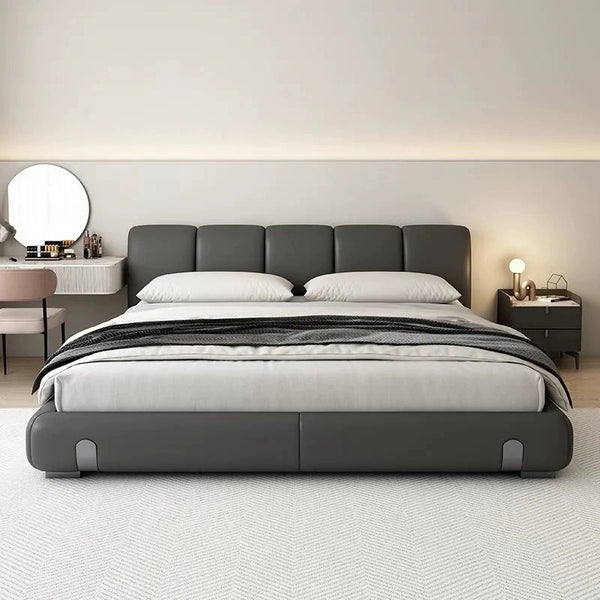 Italian Luxury Soft Leather Double Bed