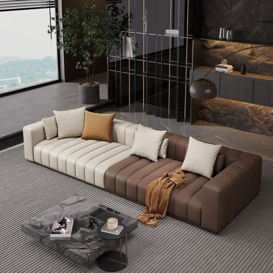 Italian Light Luxury Piano Key Sofa Set