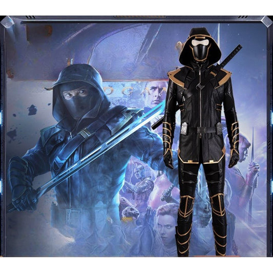 Avengers Endgame Hooded Ronnin Hawkeye Cosplay Costume