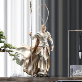 Return of the Wu Kong King Warrior Statue with Spear