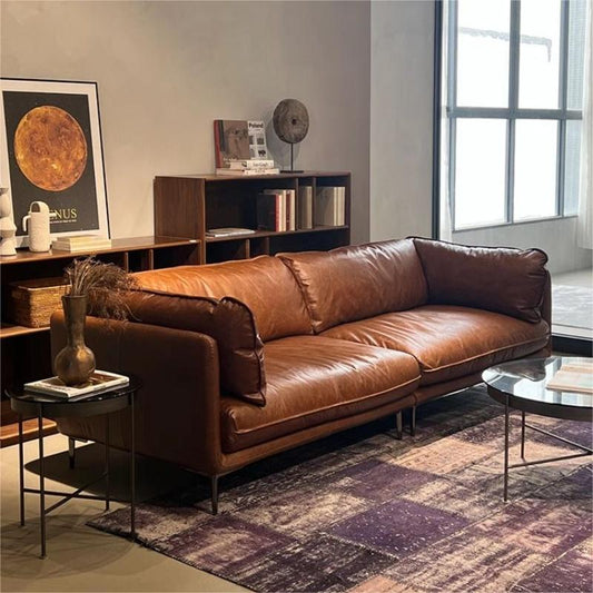 Vintage Luxury Leather Sofa