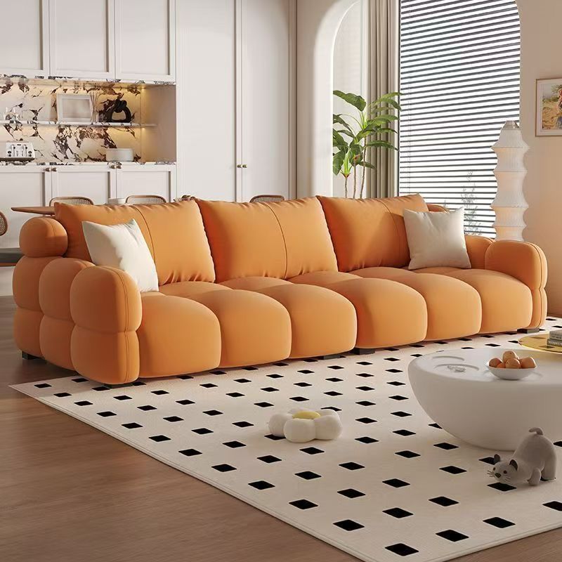 Modern French Barcelona Cloud Velvet Sofa
