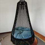 Outdoor Bohemian Hanging Chair with Tassels