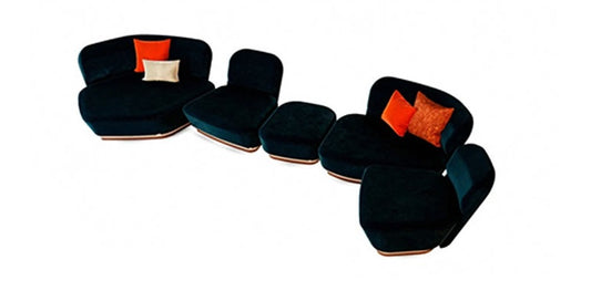 Modern Modular Curved Sofa Set
