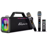 200W Portable Wireless Speaker with 2 Microphones