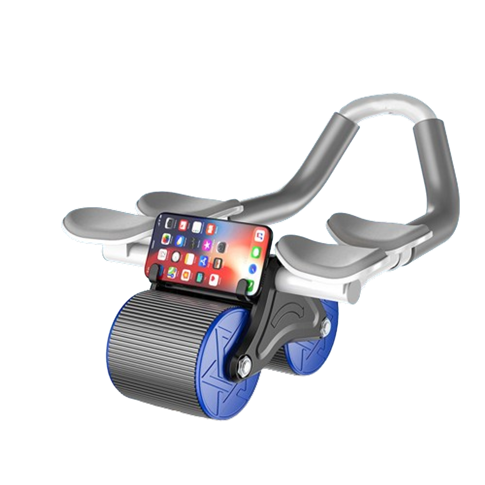 Multifunctional Automatic Abdominal Wheel with Mobile Holder