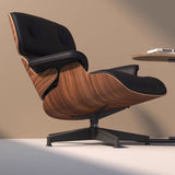 Luxury Wooden Recliner Chair With Leather Cushion