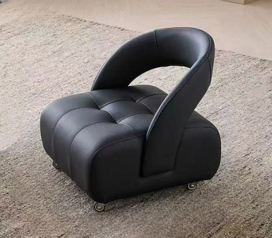 Luxury Swivel Sofa Stool With Wheels