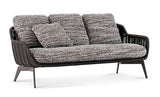 Luxury Garden Lounge Sofa with Aluminum Frame