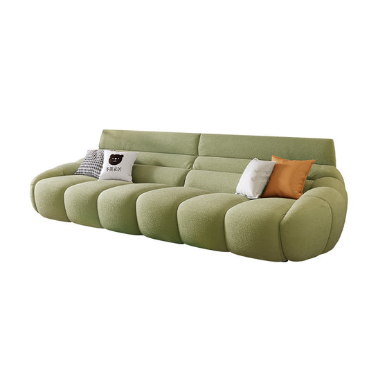 French Retro Pumpkin Fabric Sofa