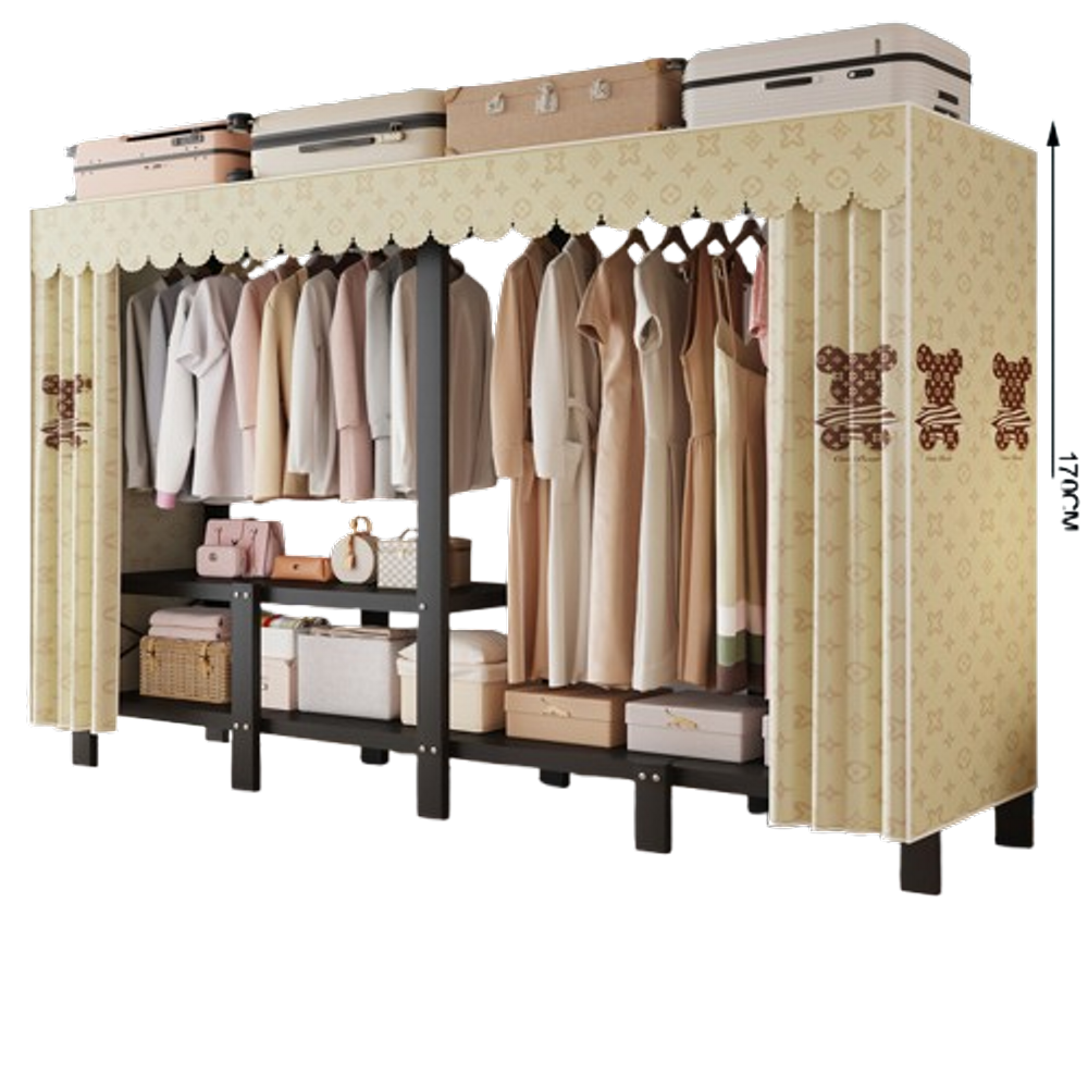 2.2 M Folding Cloth Storage Wardrobe 2