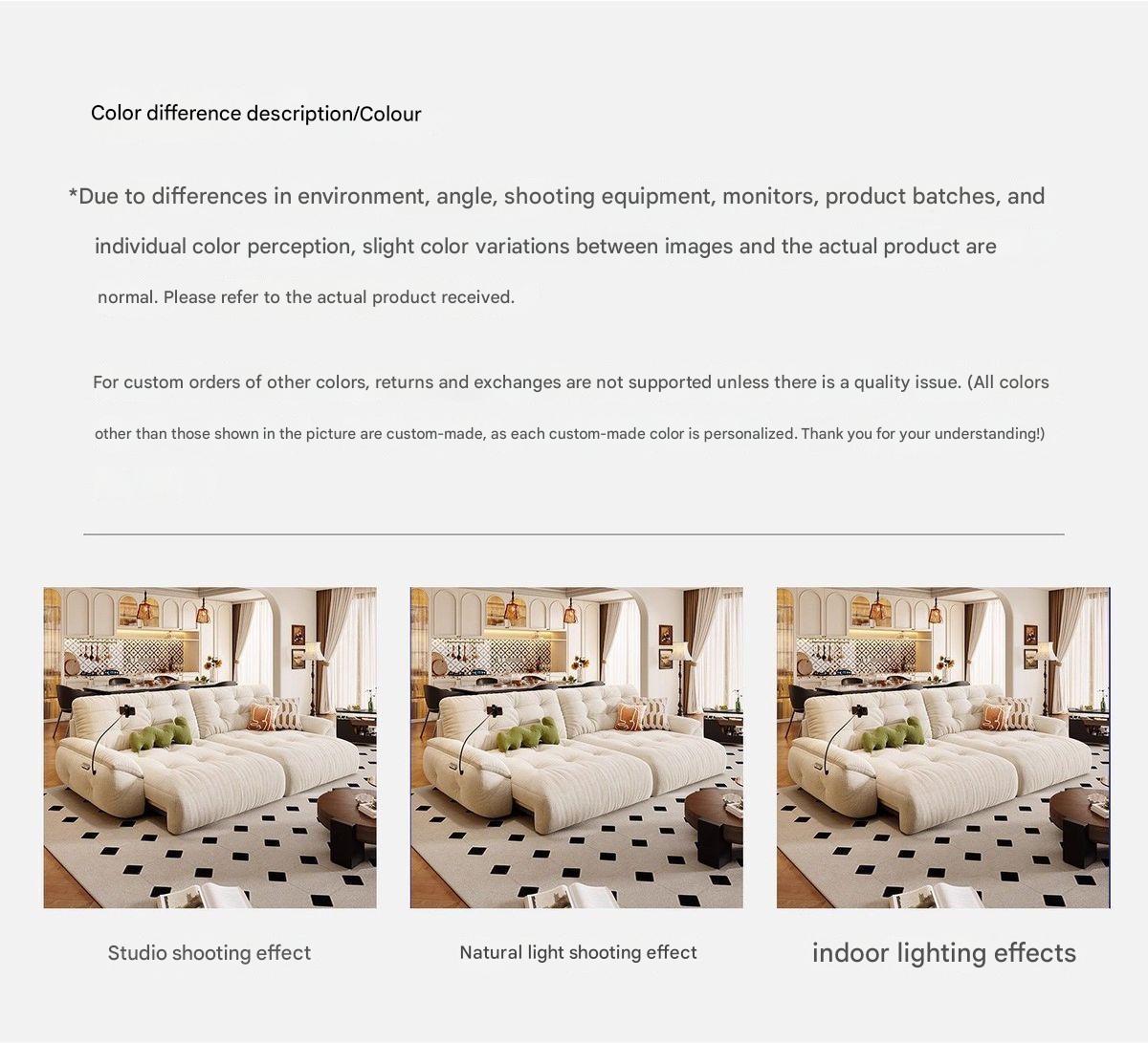 Luxury Multifunctional Retractable Fabric Sofa Bed With USB Charging