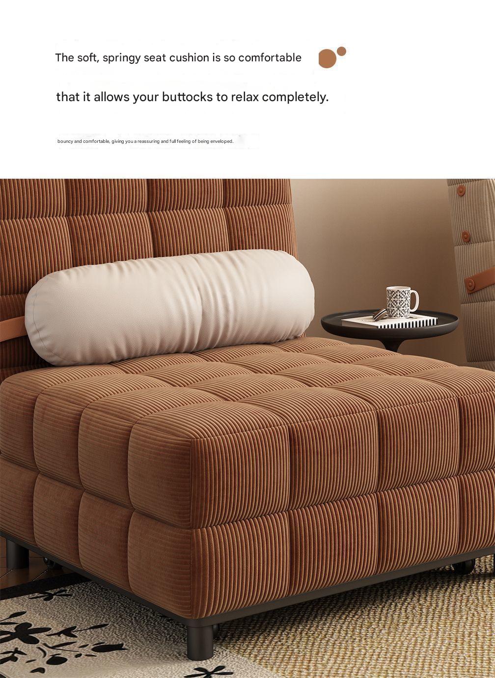 Retro Folding Multifunctional Dual purpose Sofa Bed