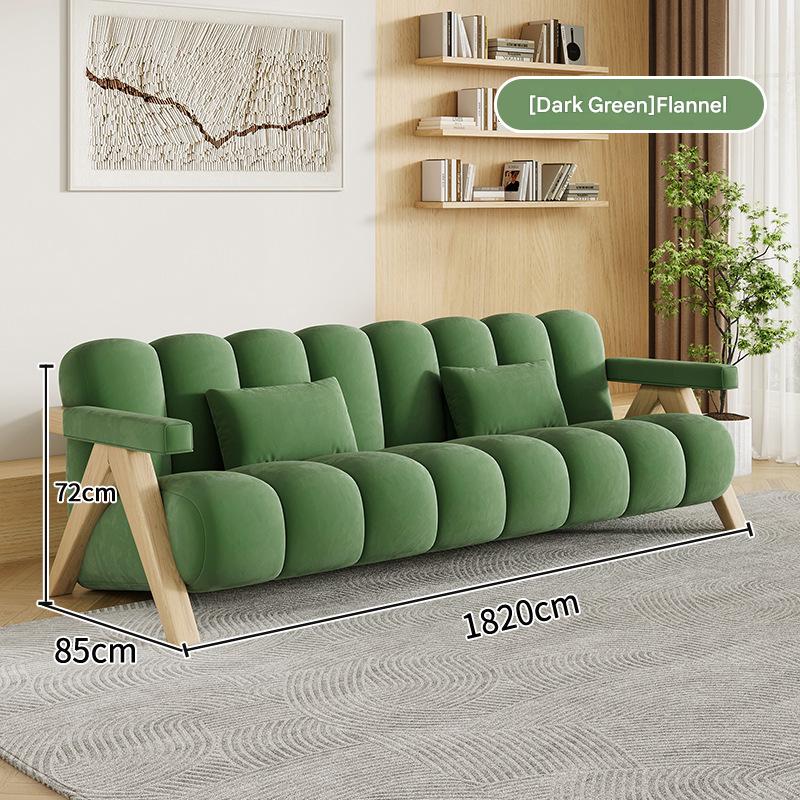 French Retro Sofa Set With Coffee Table Combination