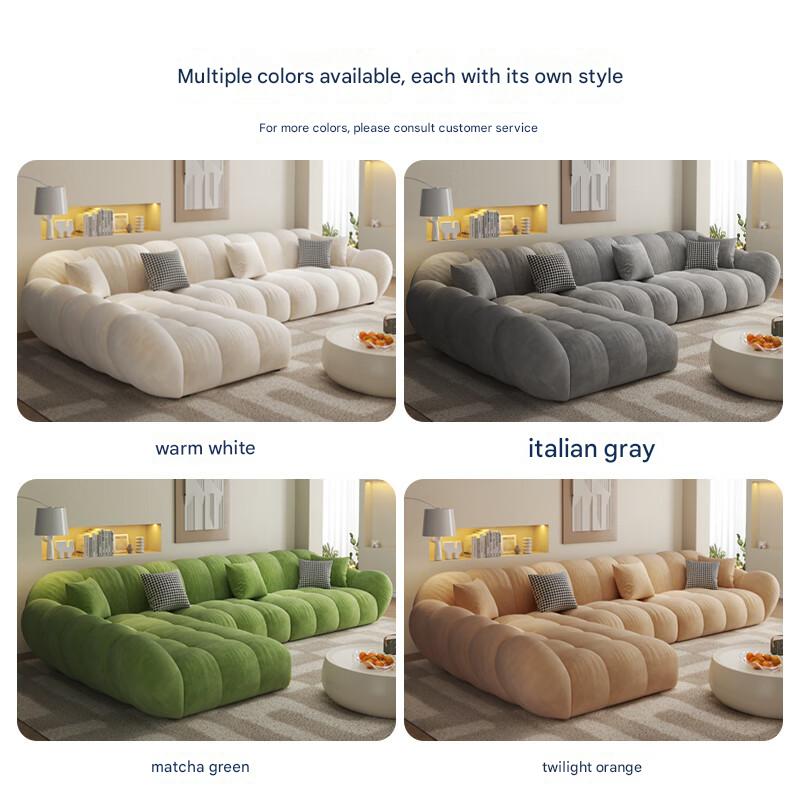 Luxury L-Shape Sectional Sofa with Chaise Lounge