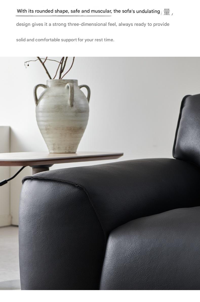 Luxury Leather 3-Seater Sofa