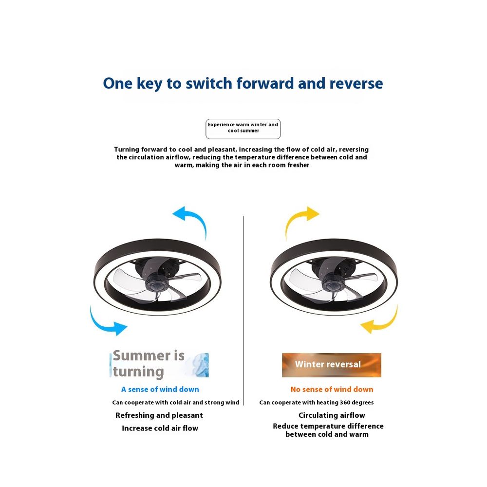 220V Ultra Thin Fan Light 4