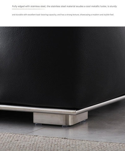 Luxury Leather 3-Seater Sofa