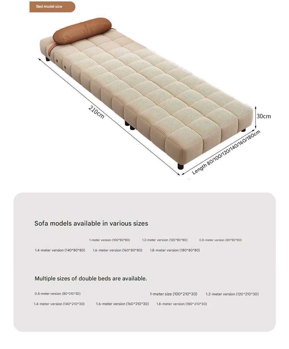Retro Folding Multifunctional Dual purpose Sofa Bed