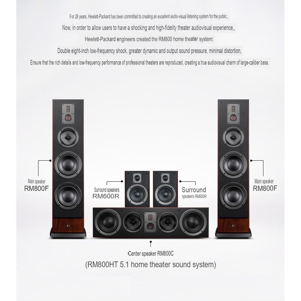HiVi RM800HT Home Theater Full Set