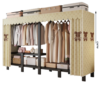 2.2 M Folding Cloth Storage Wardrobe