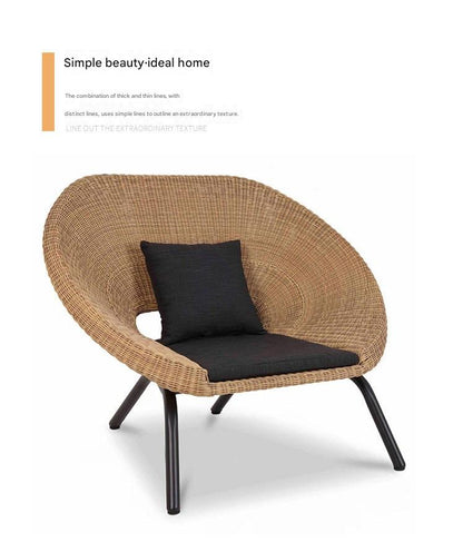 Modern Rattan Outdoor Sofa Set With Coffee Table