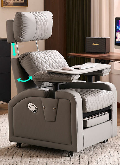 Modern Adjustable Recliner Chair with Tray Table