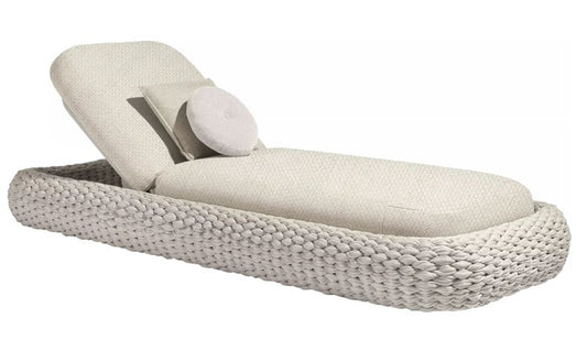 Luxury Outdoor Lounge Bed with Cushions