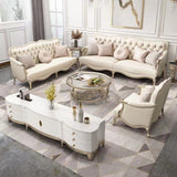 Luxury Leather Sofa Set