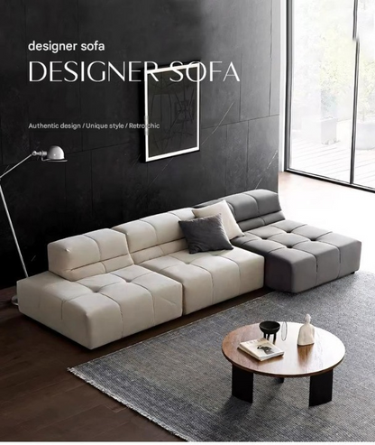 Modern Modular  Fabric Floor Sofa Set