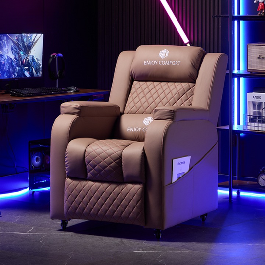 Luxury E-Sports Recliner Sofa Chair With Wheels