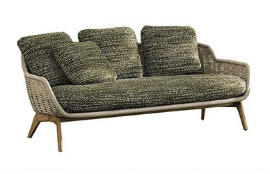 Luxury Garden Lounge Sofa with Aluminum Frame