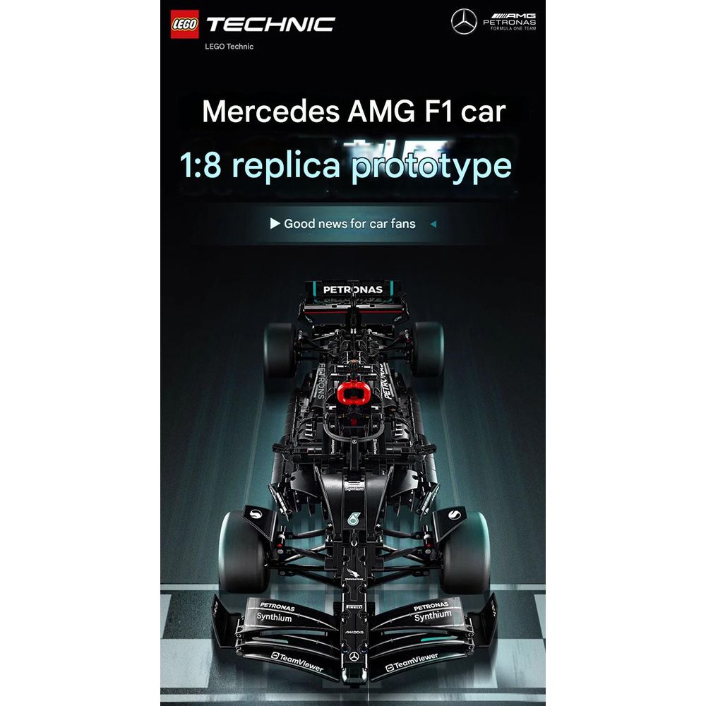 LEGO 42171 Mercedes AMG Petronas Car Building Block Set