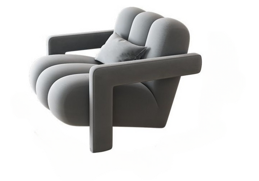 Luxury Modern Velvet Single Sofa Armchair
