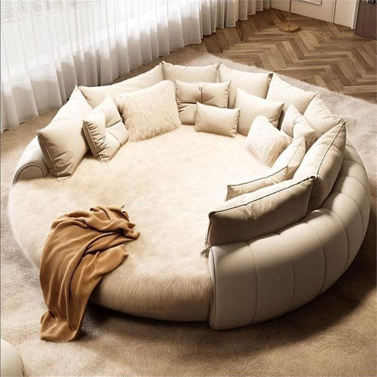Luxury Round Lounge Sofa Bed